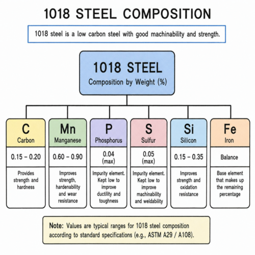 Material 1018 1018 Steel Properties: Composition, Strength & Uses