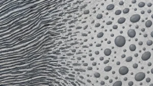 Conceptual steel microstructures showing carbide layers changing into rounded particles.